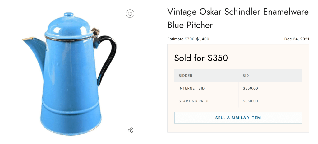 No, Your Vintage Enamel Cookware Was Not Made In Oskar Schindler’s Factory